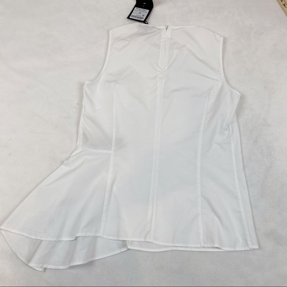 Massimo Dutti sleeveless drapey shirt top - Picture 7 of 9